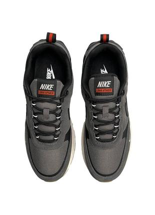 Мужские кроссовки nike zoom "lunar apparent" dark grey black gum5 фото