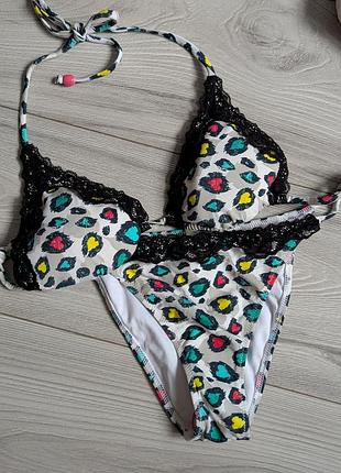 Купальник треугольниками, купальник на завязках, раздельный купальник