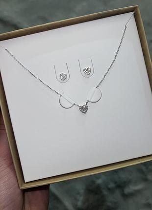 Серебряный набор 925 пробы