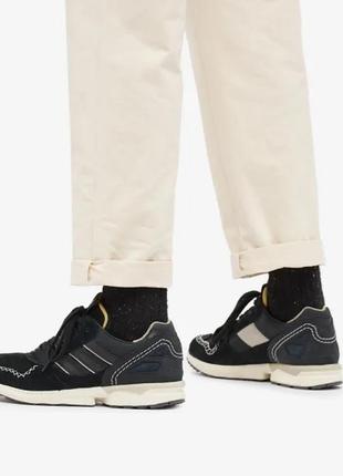 Чоловічі замшеві чорні кросівки adidas zx 9000 moc yucatan 43-44 та 44-45 розмір