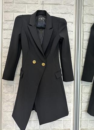 Шикарный удлиненный жакет платье elisabetta franchi