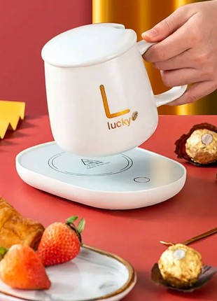 Чашка с подогревом на подставке 400 мл – сохраните тепло вашего напитка надолго