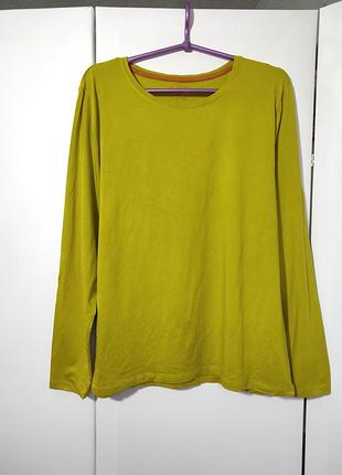 Лонгслив, горчичный