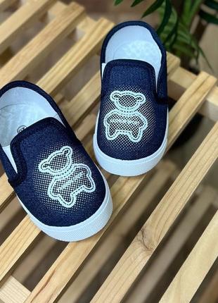 Текстильные ботиночки