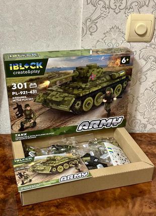 Конструктор военный танк