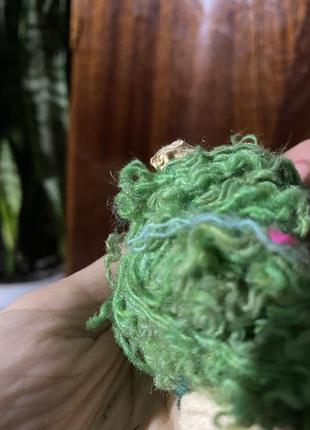 Зелена нитка клубок нитки для вишивки2 фото