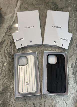 Чехол кейс бампер rimowa case 17 pro max aluminium, black
