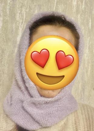 Капор ангоровый