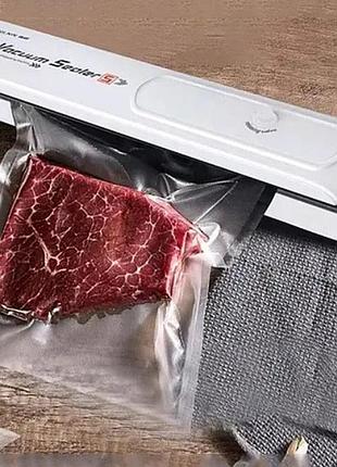 Вакуумный упаковщик vacuum sealer lp-11 (s+) новая модель две кнопки. цвет: белый