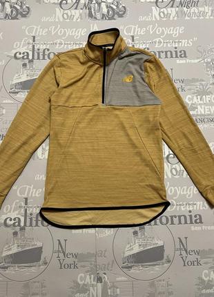 New balance мужская спортивная кофта/лонгслив/рашгард для тренировок