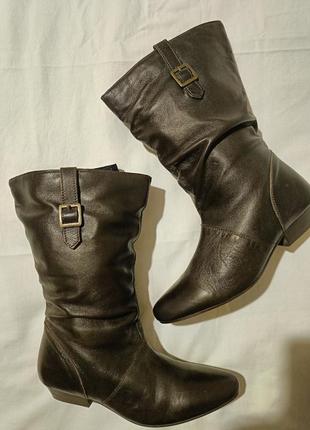 Чоботи шкіряні