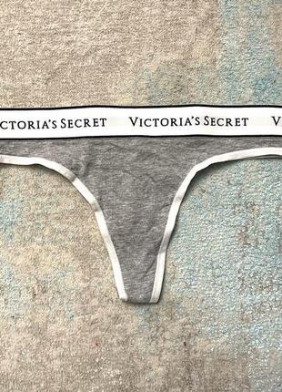 Хлопковые стринги виктория сикрет victoria’s secret стринги