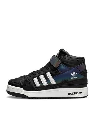 Женские высокие кожаные кроссовки adidas forum 84 mid 🆕 кроссовки адидас форум