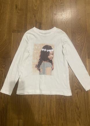 Кофточка на девочку реглан