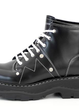 Женские демисезонные ботинки ALEXANDER MCQUEEN LARRY HIGH-TOP SNEAKERS4 фото