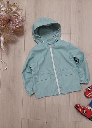 🩵 ветровка дождевик прорезиненный для девочки 110-116см 🩵 куртка весна