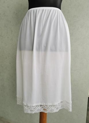 Подъюпник, нижняя юбка, подъюбник с кружевом3 фото