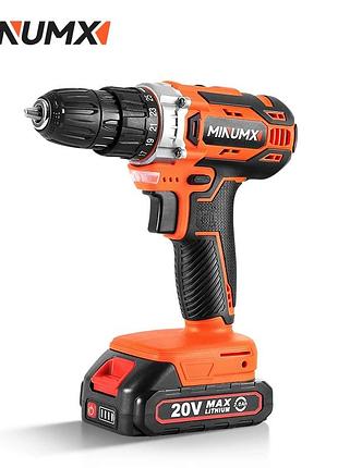 Акумуляторний шуруповерт minumx 20v