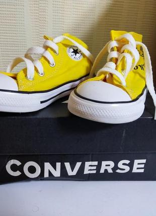 Кеды converse желтые 25 размер