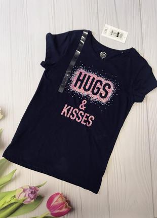 Футболка темно-синього кольору