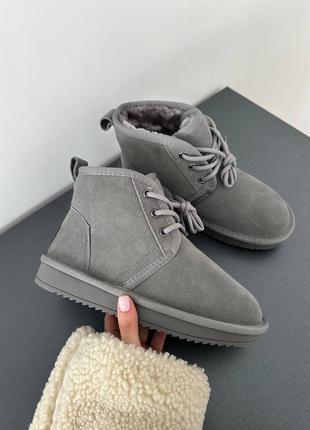 Уггі ugg neumel cool grey suede