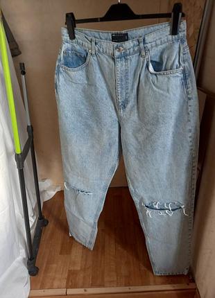 Базовые стильные джинсы с разрезами 50-52 размер asos