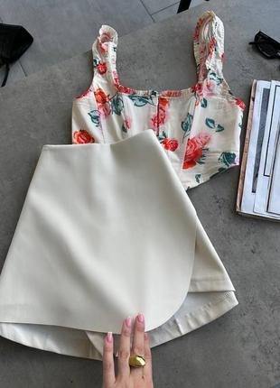 Юбка-шорты - это не только красиво, а еще удобно и тепло🥰