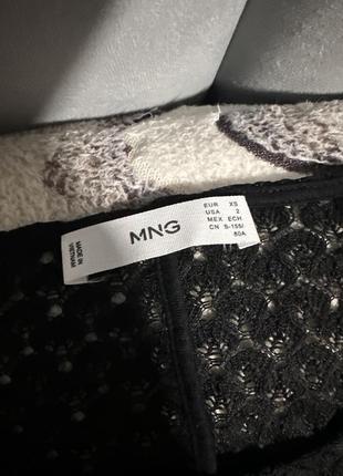 Стильное черное платье mng 5