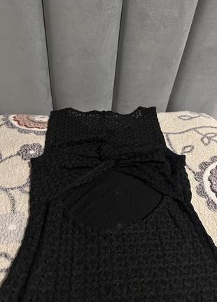 Стильное черное платье mng 2