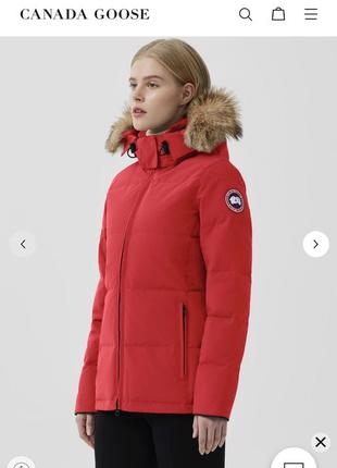 Продам пуховик из канады canada goose пог 56см с голограммой оригинал