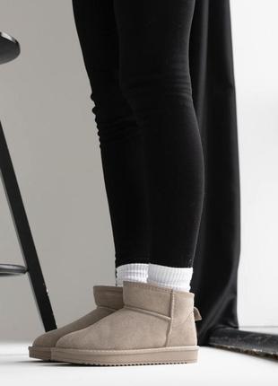 Угги уггі угг Женские зимние угги sport ugg light grey metallic suede наложка