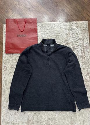 Чоловіча тепла зіп кофта hugo boss оригінал