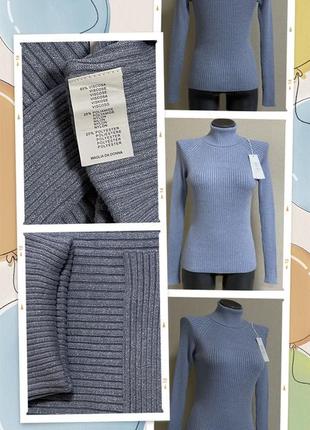 Эффектный,яркий,нарядный и стильный гольф с люрексом,рукав реглан6 фото