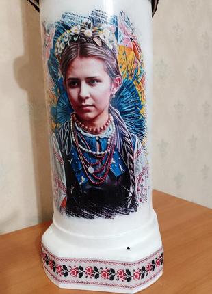 Тубус разрисованный | расписной | м777 155 мм / изображение т. шевченко / леси украинки
