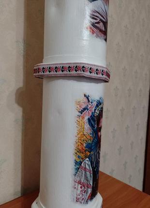 Тубус разрисованный | расписной | м777 155 мм / изображение т. шевченко / леси украинки