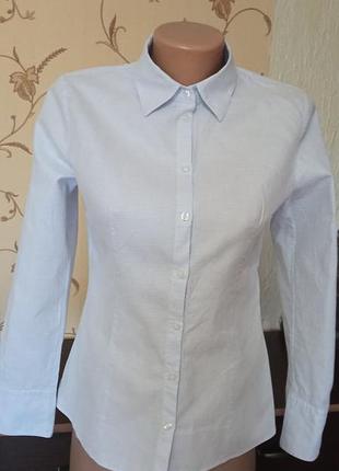 Сорочка блакитна бавовняна