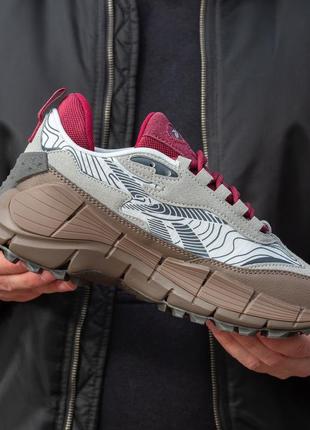 Reebok zig kinetica 2.5 x cordura grey red