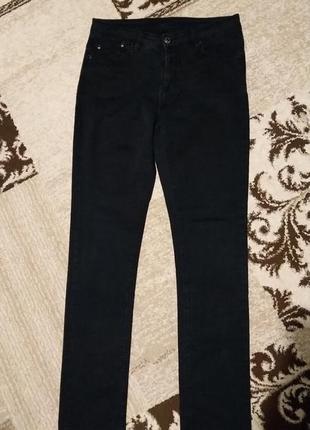 Чорні, завужені джинси in wear, щільний коттон
