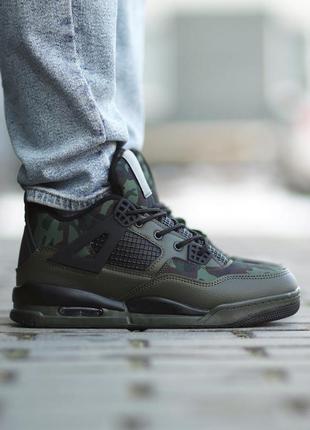 Зимові кросівки 40,42,43 чоловічі jordan military khaki