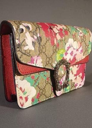 Жіноча сумка dionysus floral gg supreme ophidia horsebit 1955 міні крос-боді клатч квіти gucci 001