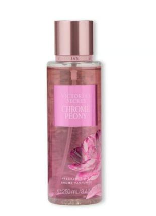 Парфюмированный спрей victoria’s secret chrome peony body mist 250 мл