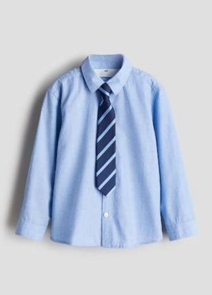 Стильна сорочка з краваткою для хлопчика h&m (сша) галстук