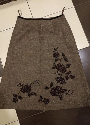 Юбка шерсть laura ashley