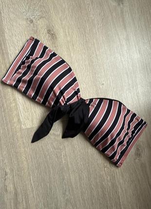 🍹 полосатий купальний ліф верх від купальника tezenis чашка в-с