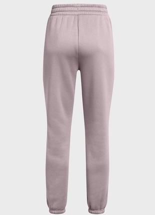 Женские пудровые спортивные штаны ua armour flc pro gym pt 1386506-0156 фото