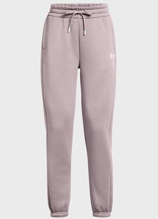 Женские пудровые спортивные штаны ua armour flc pro gym pt 1386506-0155 фото