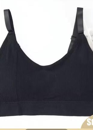 Топ топік бюст бюстгальтер ліфчик безшовний без кісточкок майка бра брелетт топ   бюст нижня білизна для спорту на щодень спідня білизна