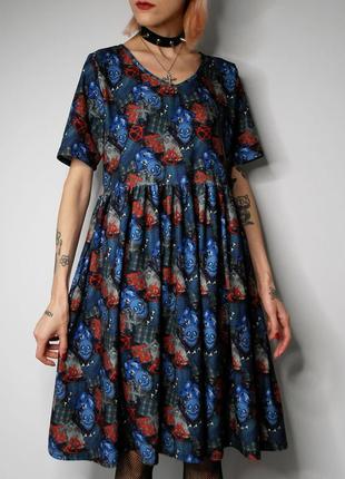 Сукня з панк принтами