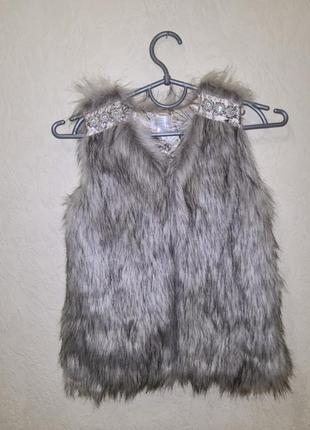 Хутряний жилет фрозен 2