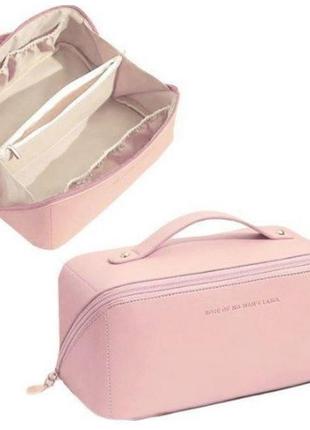 Органайзер косметичка несесер дорожня розкладається на блискавці